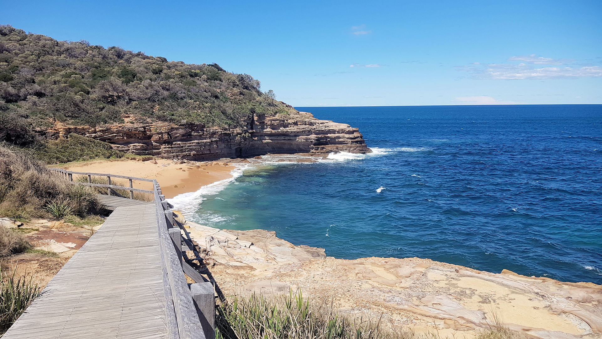 Bouddi coastal walk near Killcare on the Central Coast