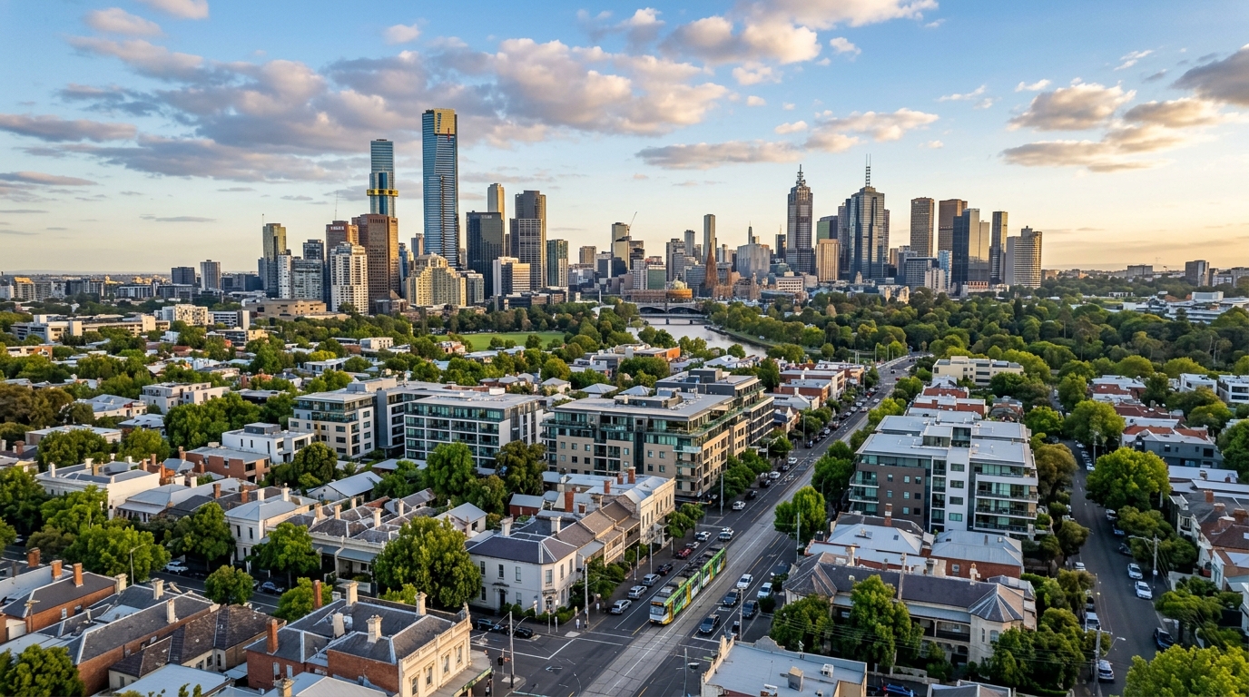 Melbourne_CBD_skyline_aerial_view